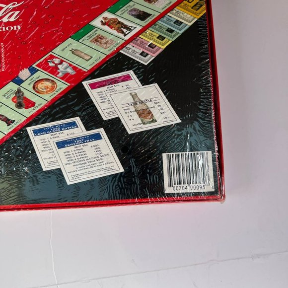 Vintage Monopoly‎ Coca-Cola Collector's Edition Board Game 1999 Coke Sealed - Picture 4 of 8